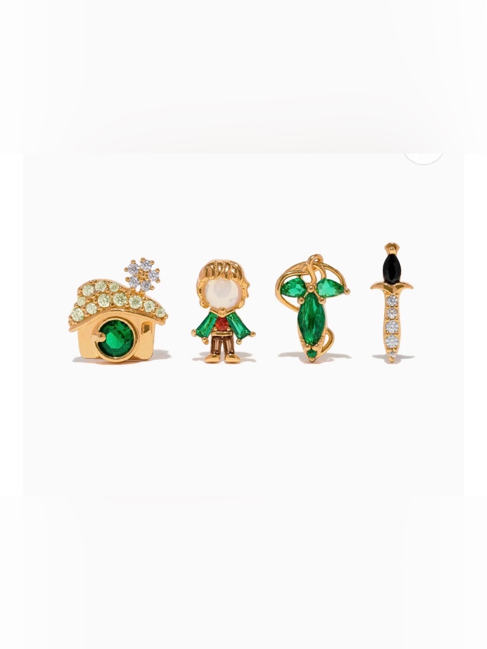 NWT Girls Crew The Lord of the Rings  hobbit icons mismatch stud earrings